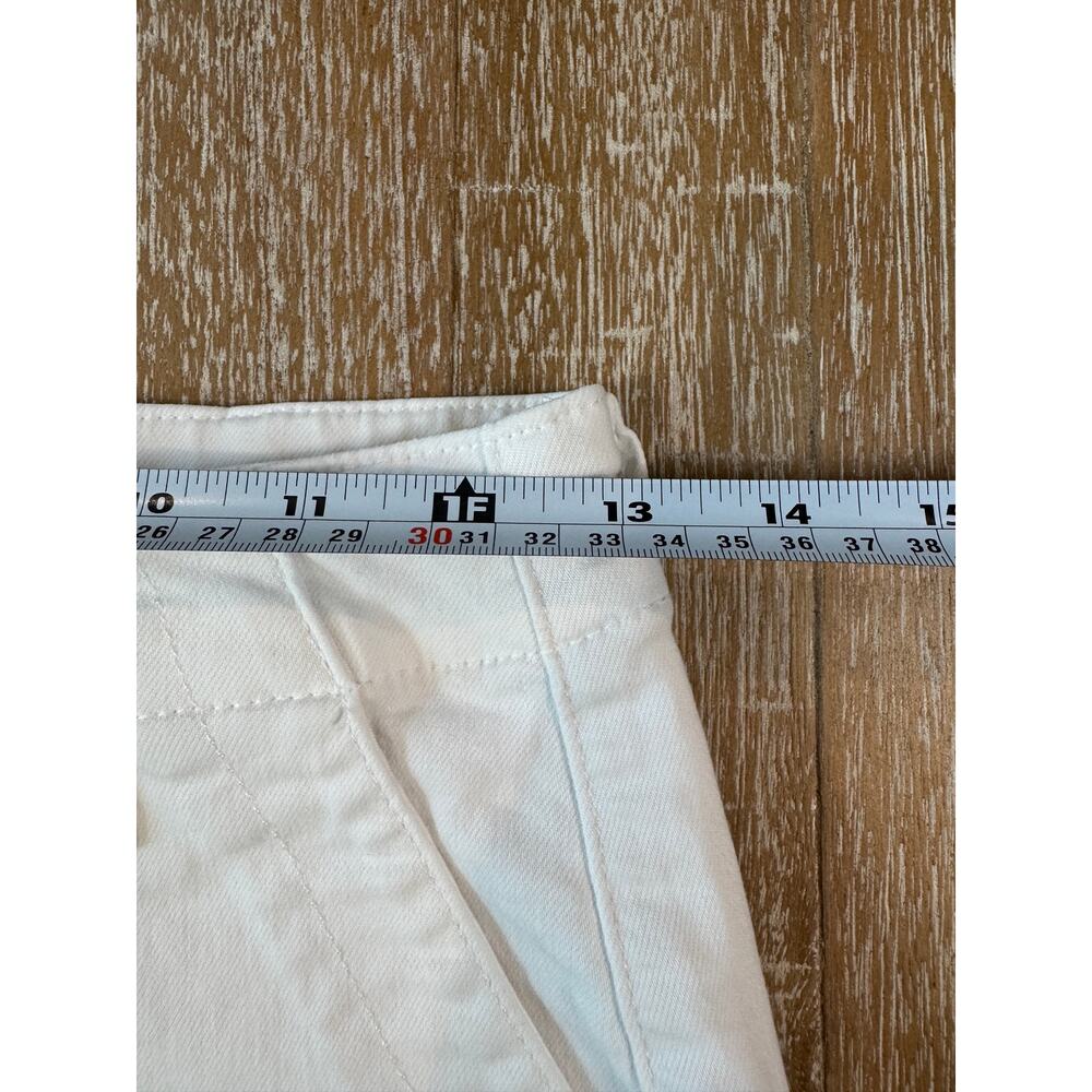PAIGE High Rise Mayslie Jogger Jeans Crisp White Utility Pants 25 - Picture 9 of 11